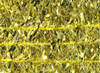 Durable gold tinsel chenille, essential for fly tying crafts