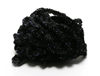 Hareline Woolly Bugger Tinsel Core UV Rayon Chenille Black