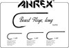 Ahrex SA292 Popovics Beast Fleye Long Hooks are a top choice saltwater streamer fly tying hook.