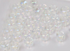 Hareline Tyers Glass Fly Tying Beads #12 & Larger Irridescent Crystal