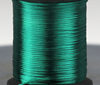 Uni-Floss ribbing material in dark green for enhancing the appeal of your fly patterns