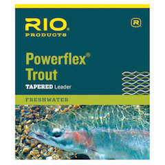 RIO 9 Powerflex Trout Knotless Leader 3 Pack