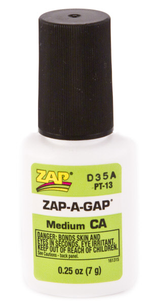 Zap A Gap Brush On 1/4oz. Blister Pack