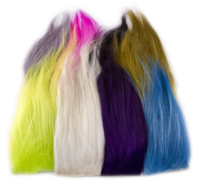 Nature's Spirit Cashmere Goat long fiber hair for dynamic pike and muskie flies.