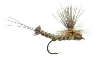 Brown Para-Drake Lawsons Dry Fly for Trout