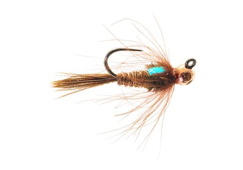 Jigged CDC Pheasant Tail Nymph Fly for Trout