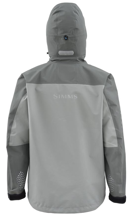 Simms Contender Jacket Gunmetal Back Simms Contender Jacket Gunmetal Back
