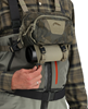 Simms Tributary Hybrid Chest Pack for sale at The Fly Fishers will carry water bottles.