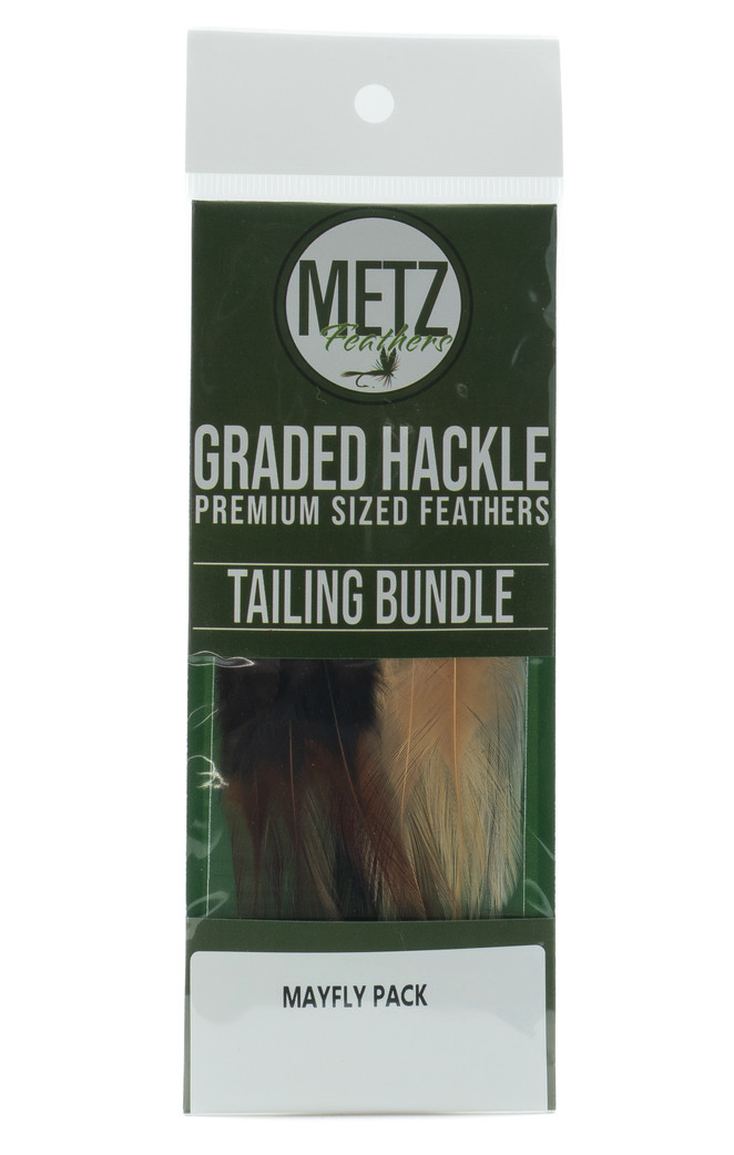 Umpqua Metz Hackle Tailing Bundle is perfect for fly tying mayfly dry flies.