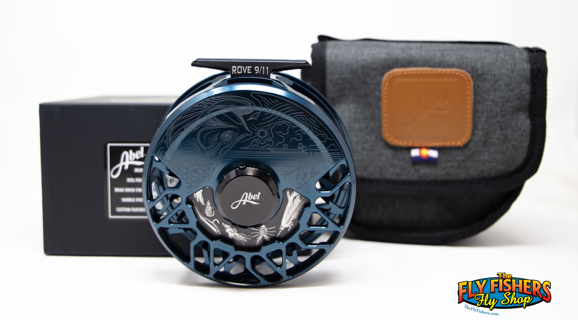 Abel Rove 9/11 Deep Blue Underwood Salt with pouch and box.