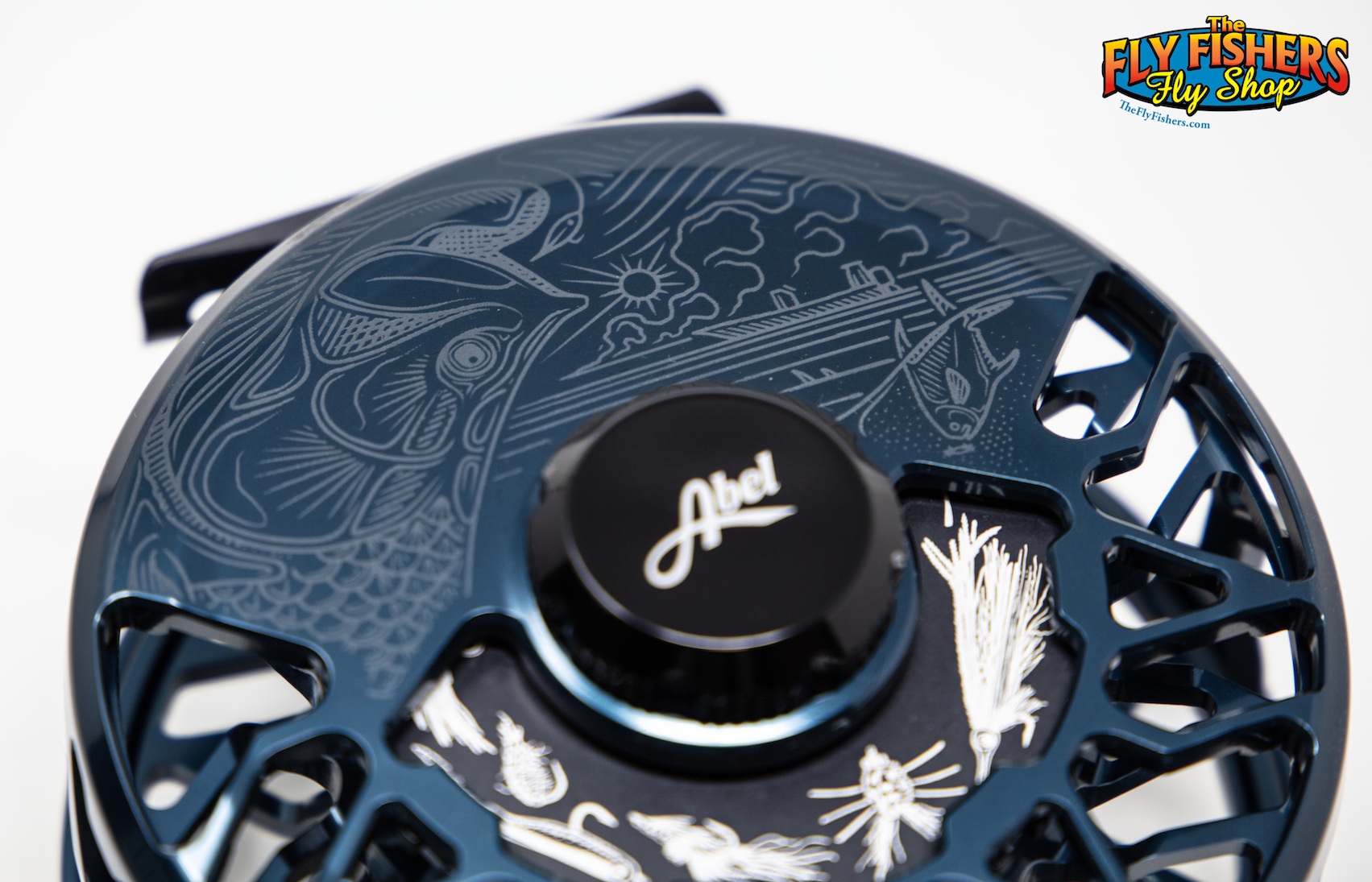 Details of the engraving on Abel Rove 9/11 Deep Blue Underwood Salt
