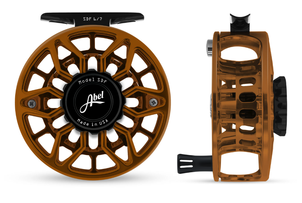 Buy in stock Abel SDF fly reel in custom colors.