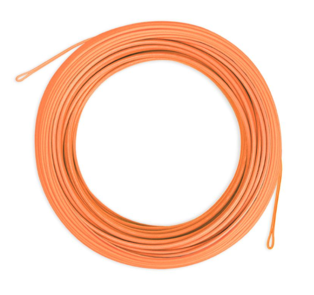 Airflo CAST Performance Fly Line coil in peach color