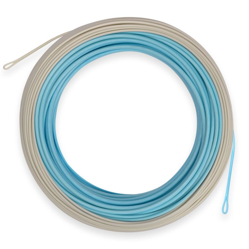 Quick-loading fly line with short belly and long rear taper for various conditions