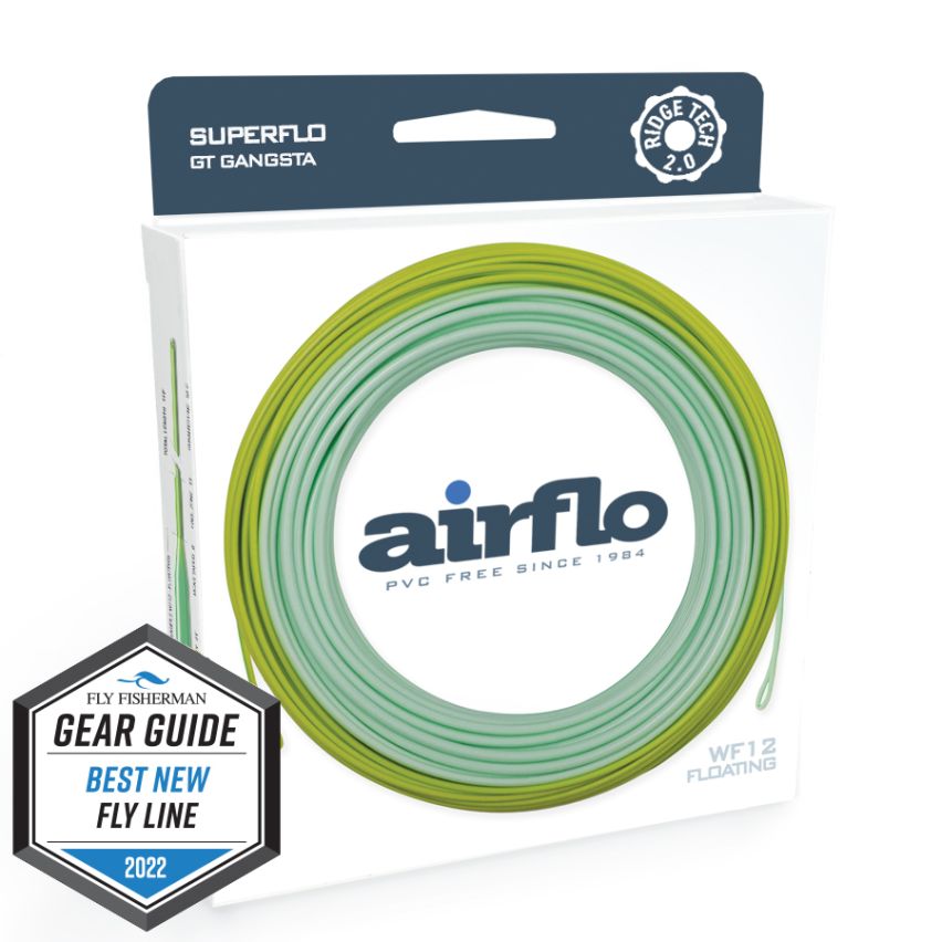 Airflo SuperFlo Ridge 2.0 GT Gangsta Fly Lines are built with a purpose to be the best GT fly fishing lines.