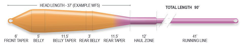 High-performance Airflo Fly Line for bass and pike fishing