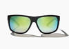 Bajio Boneville Matte Black Green Mirror Fishing Sunglasses