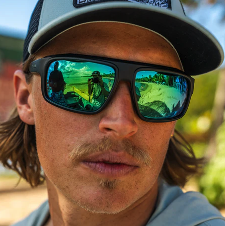 Man wearing Bajio Greenland Polarized Sunglasses