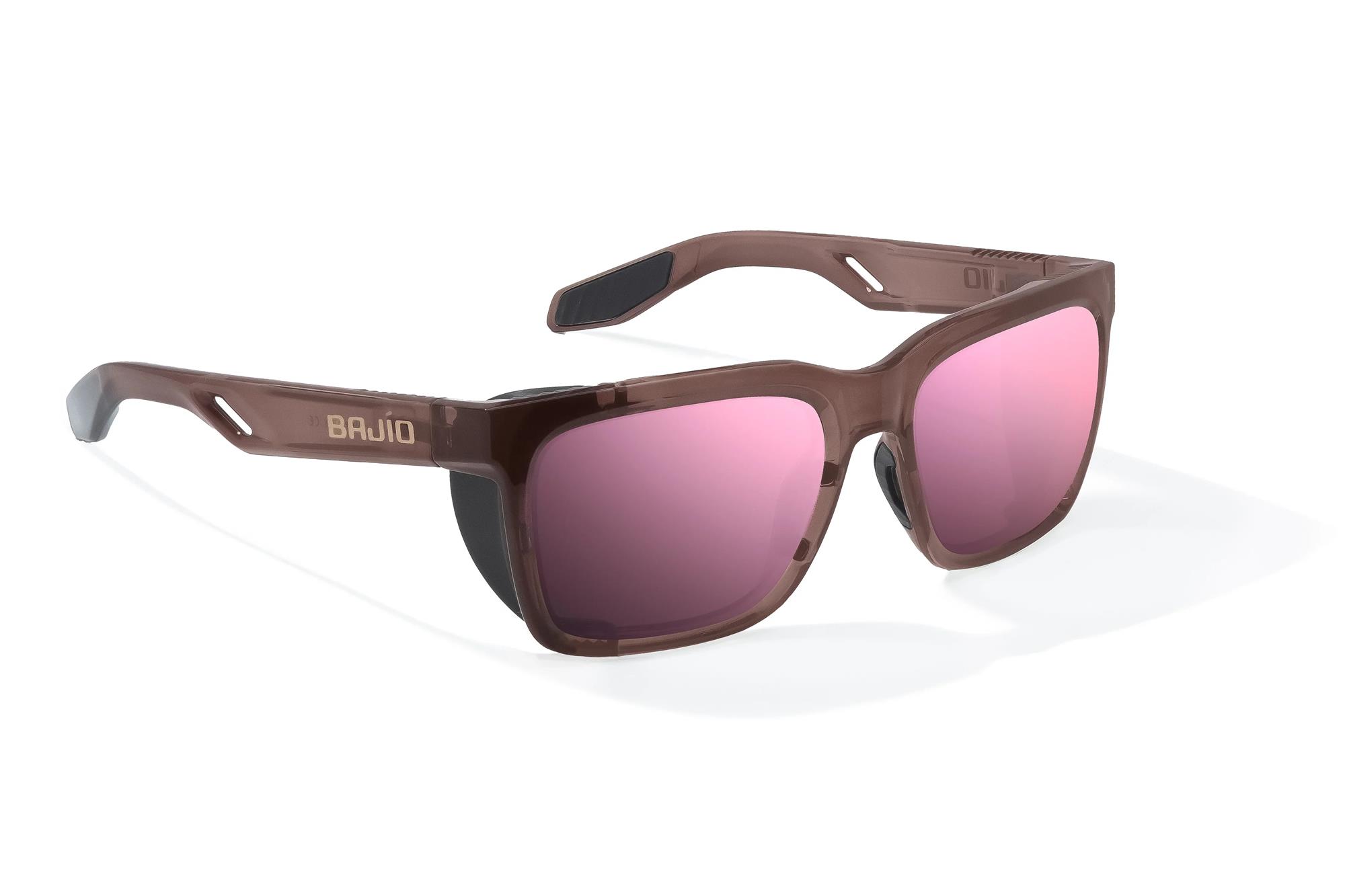 Bajío Palehorse Dark Brown Glass Gloss sunglasses built for anglers and sight fishing