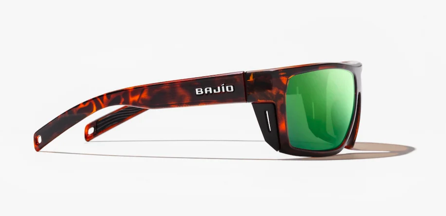 Bajio Palometa Polarized Sunglasses offer exceptional coverage and clarity for fishing.