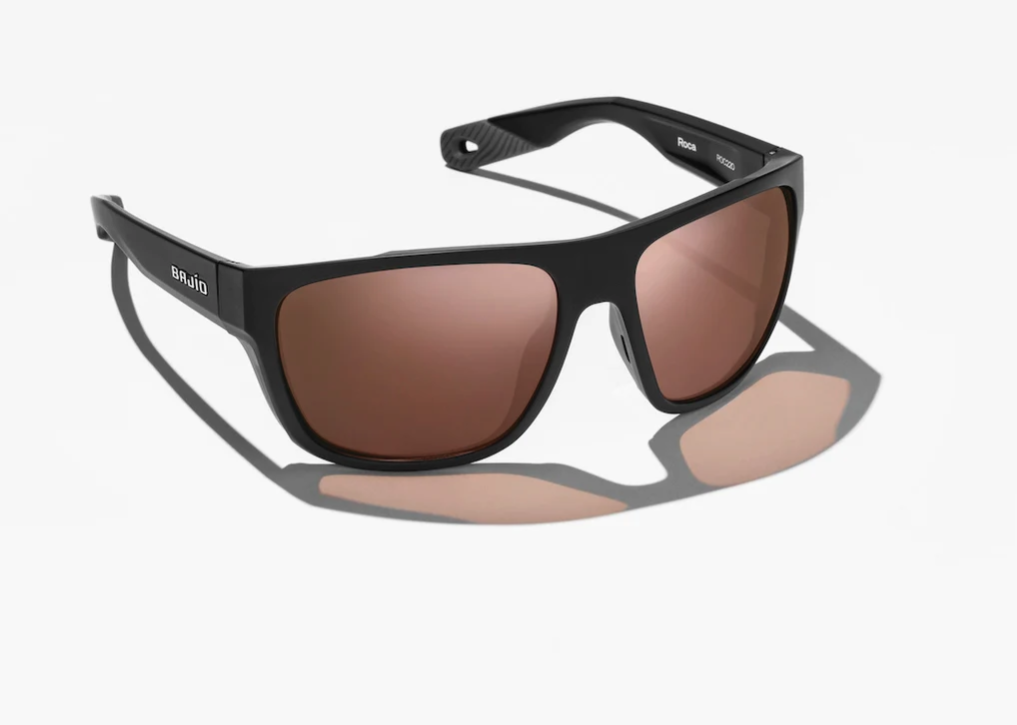 Bajio Las Roca Matte Black Copper Lens Fishing Sunglasses