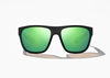 Bajio Las Roca Matte Black Green Mirror Fishing Sunglasses