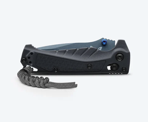 Folded Benchmade Mini Adira Serrated Folding Knife