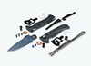 Blown apart view of Benchmade Mini Adira Serrated Folding Knife