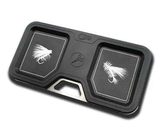 Cling Mag Grab Delta will hold fly fishing flies and tools with magnets for easy and quick access.