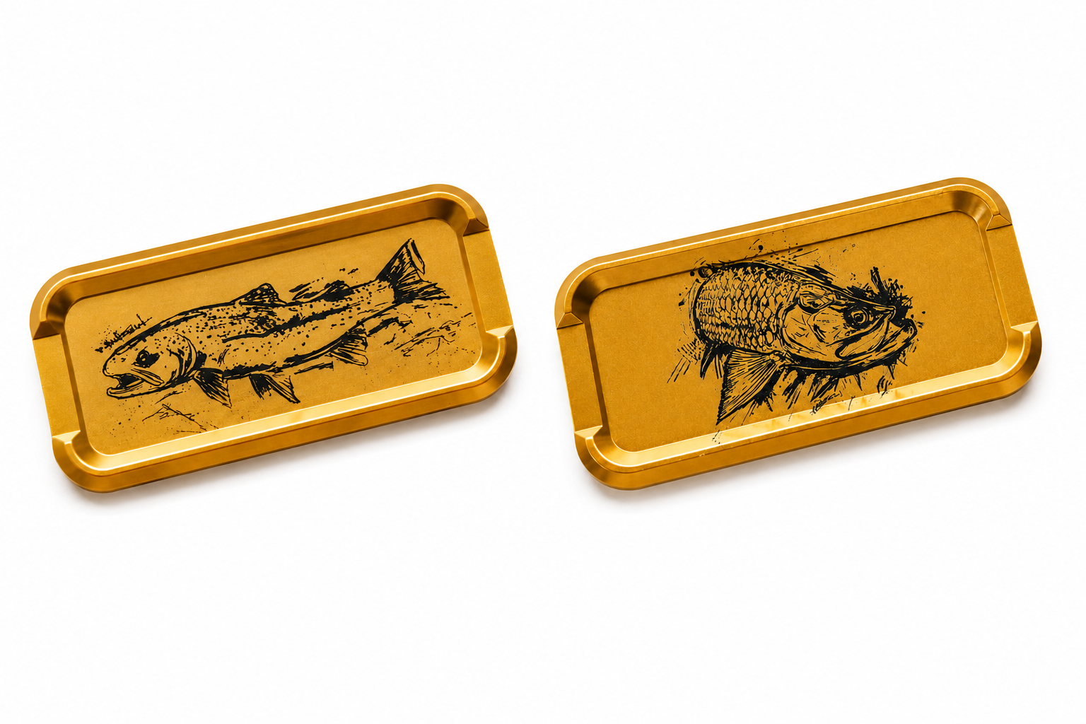 Trout and tarpon styles of Cling Mag Grab Doublestack: Danforth Artwork Limited Edition