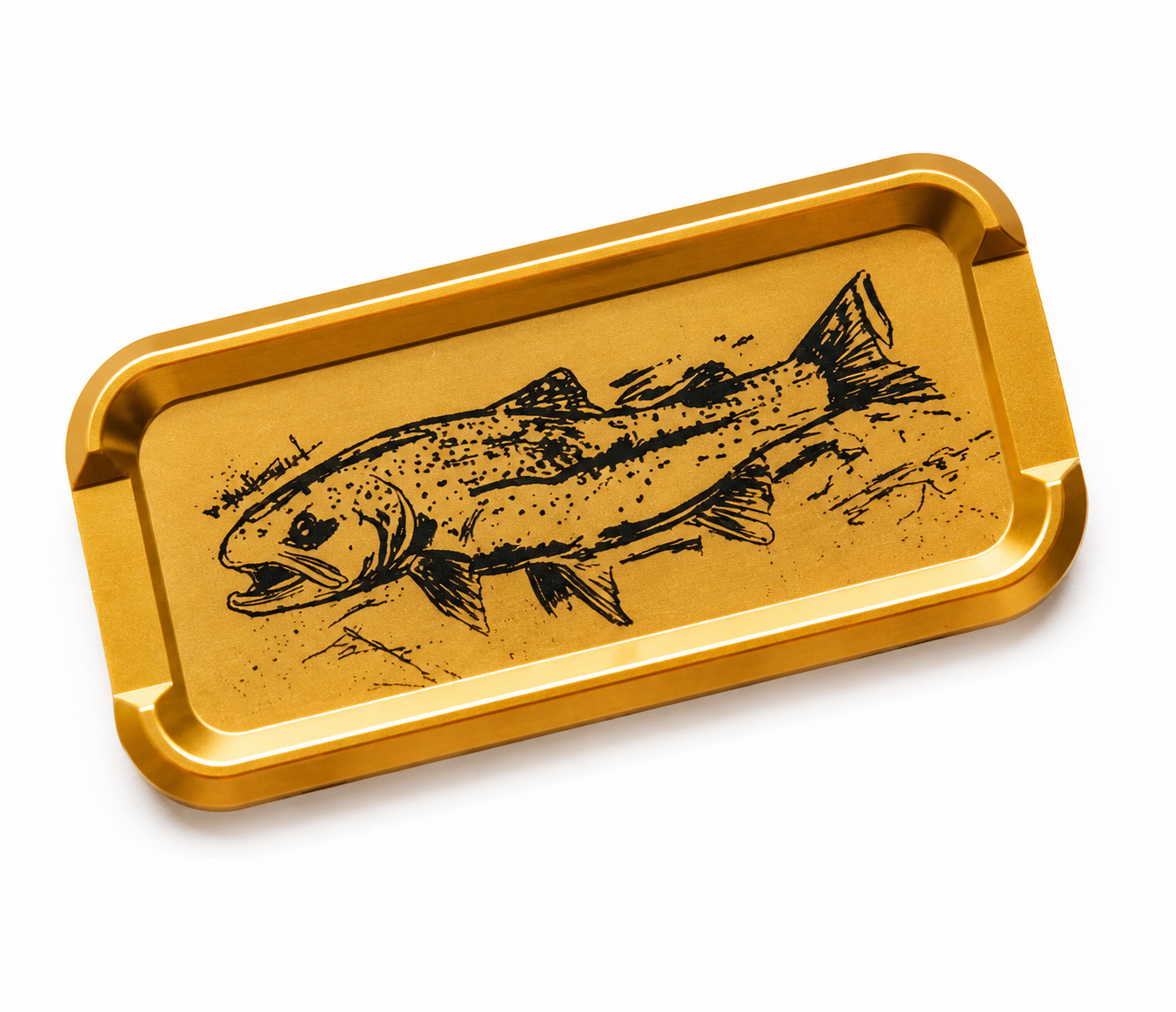 Cling Mag Grab Doublestack: Danforth Artwork Limited Edition Trout version on white background