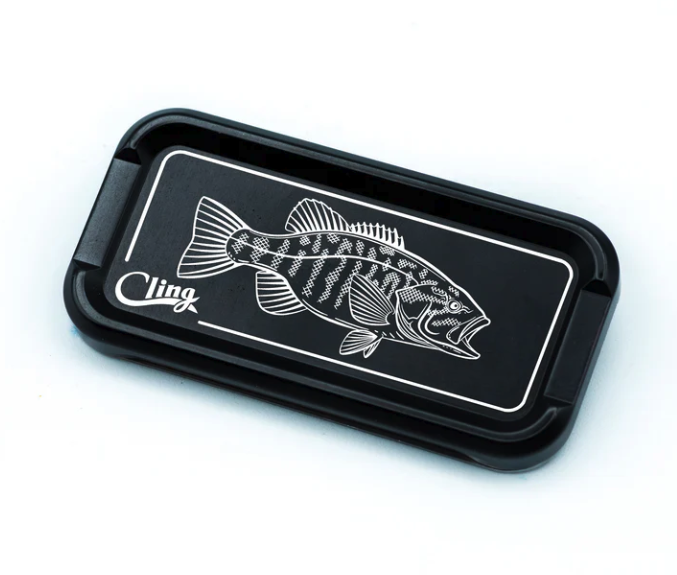 Cling Mag Grab DoubleStack Smallmouth design in black color