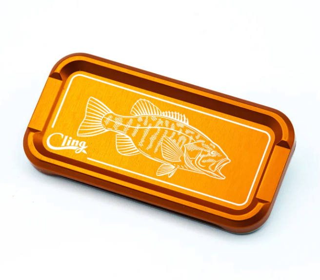 Cling Mag Grab DoubleStack Smallmouth design in orange color