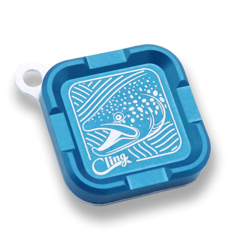 Cling Mag Grab Mini features a magnet for holding fishing flies or a fly fishing tool.