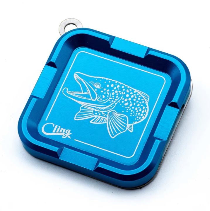 Cling Mag Grab Plus Hook Jaw etching in color blue