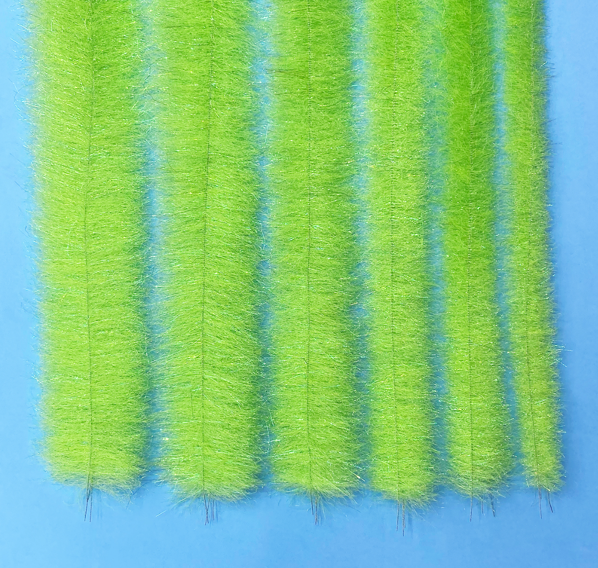 Fly tying Game Changer flies and materials.