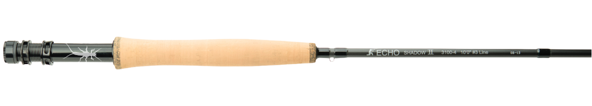 Echo Shadow II Euro Nymph Fly Rod, optimized for sensitivity and precision in European nymphing techniques