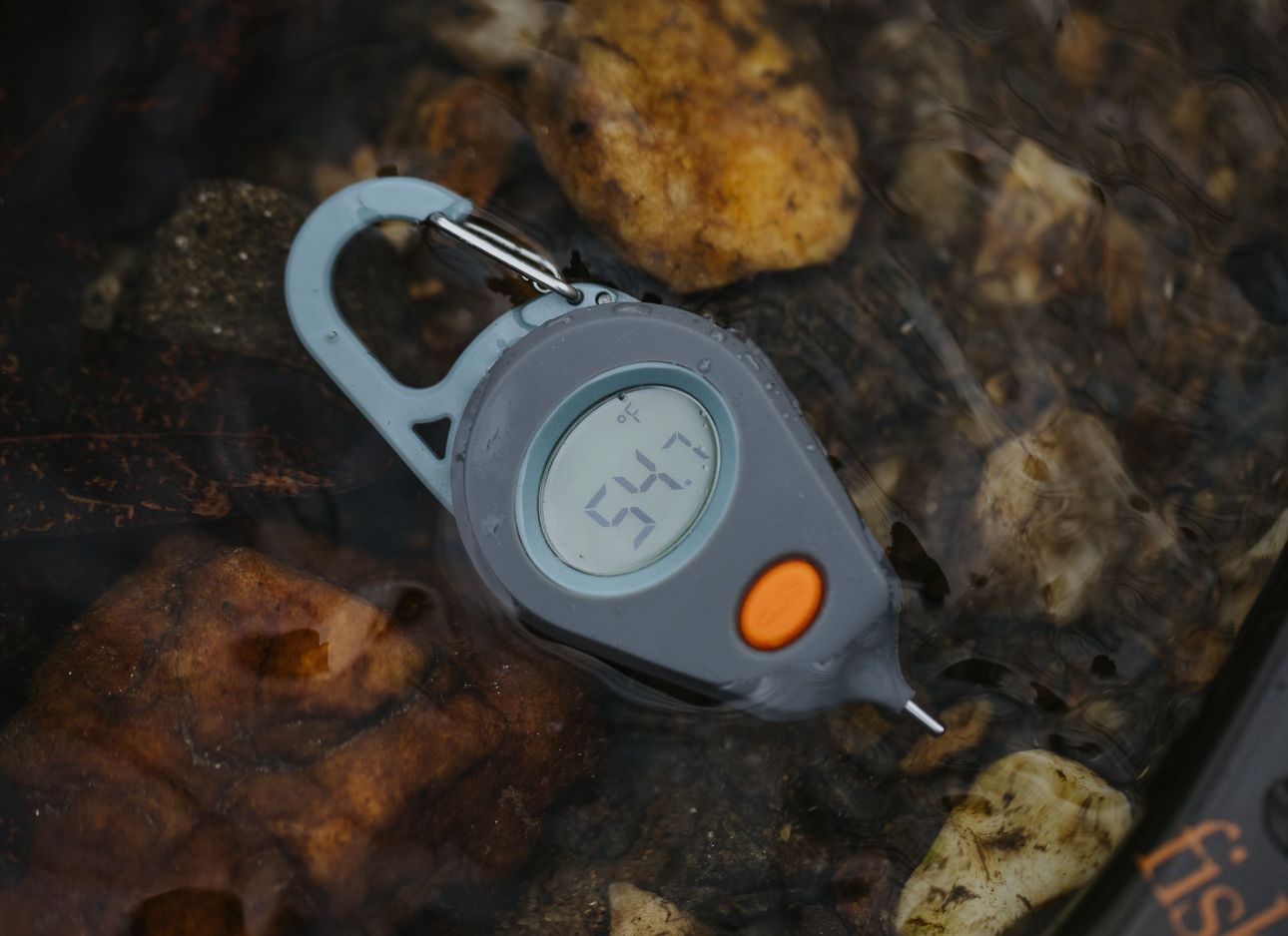 Fishpond Riverkeeper Digital Thermometer is a best gift for trout fly fisherman.