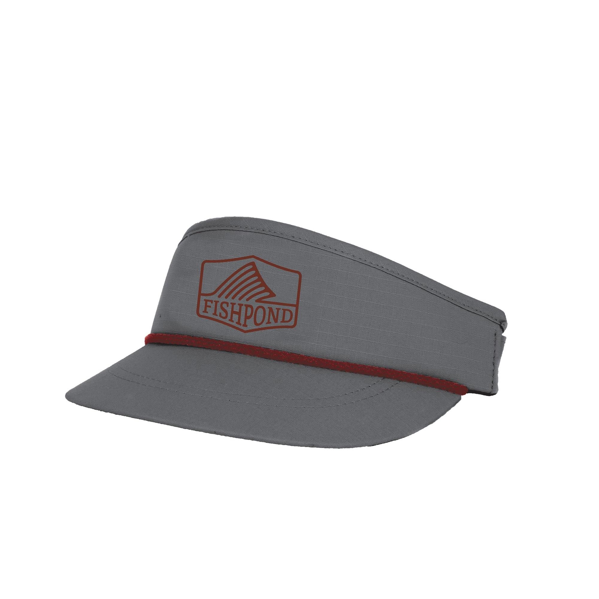 Fishpond Dorsal Fin Lightweight Fly Fishing Visor Hat – Gray Adjustable Sun Visor for Anglers and Outdoor Fishing Trips