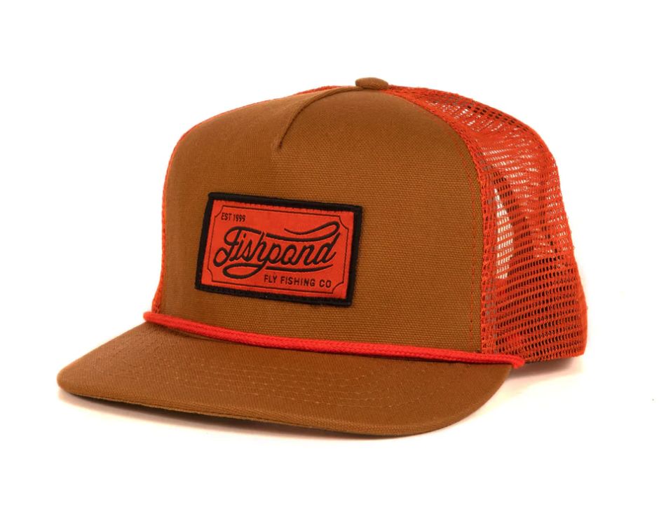 Fishpond Heritage Trucker Hat For Sale Online Sandbar Orange