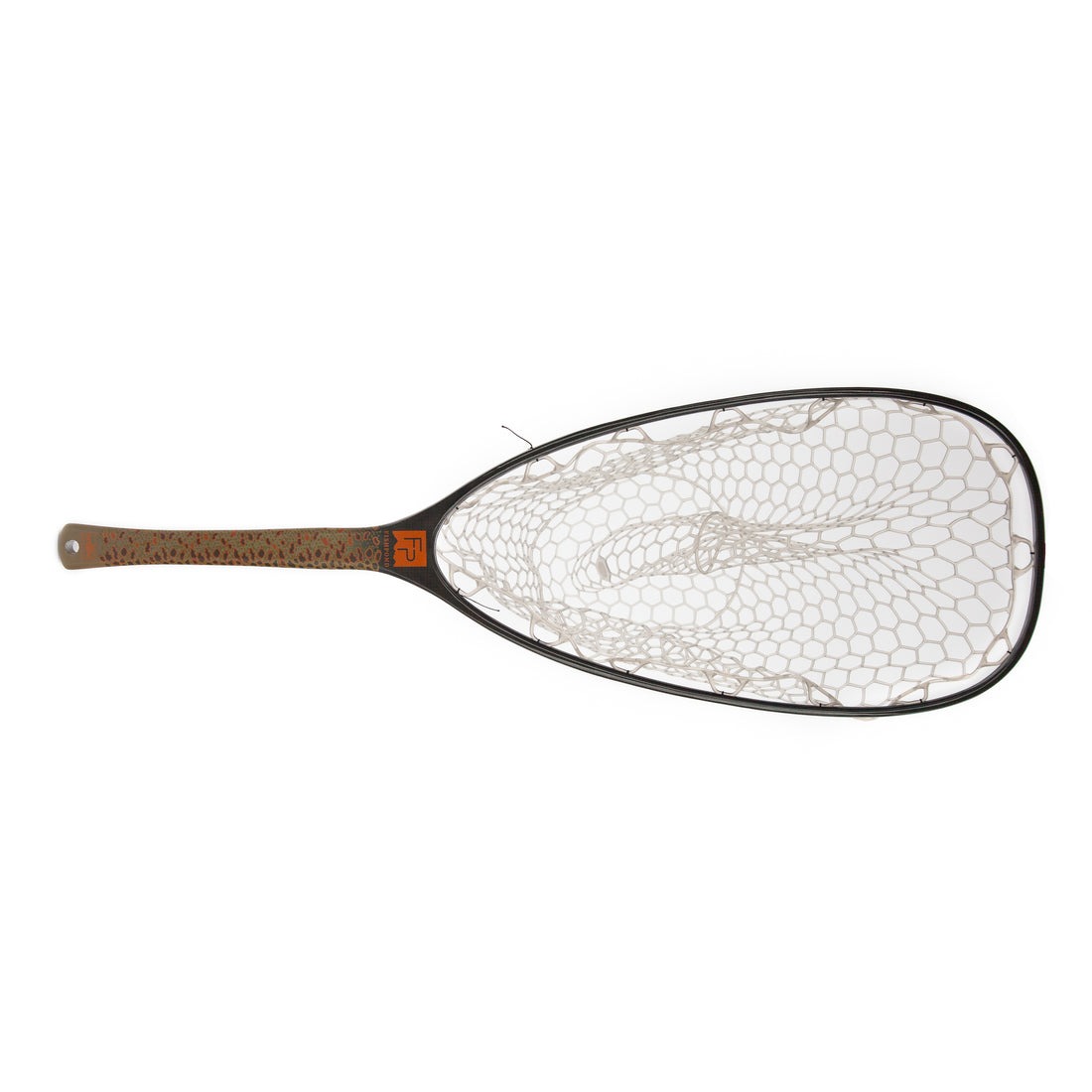 Fishpond Nomad Emerger 2.0 carbon fiber fly fishing landing net with clear TPU rubber basket