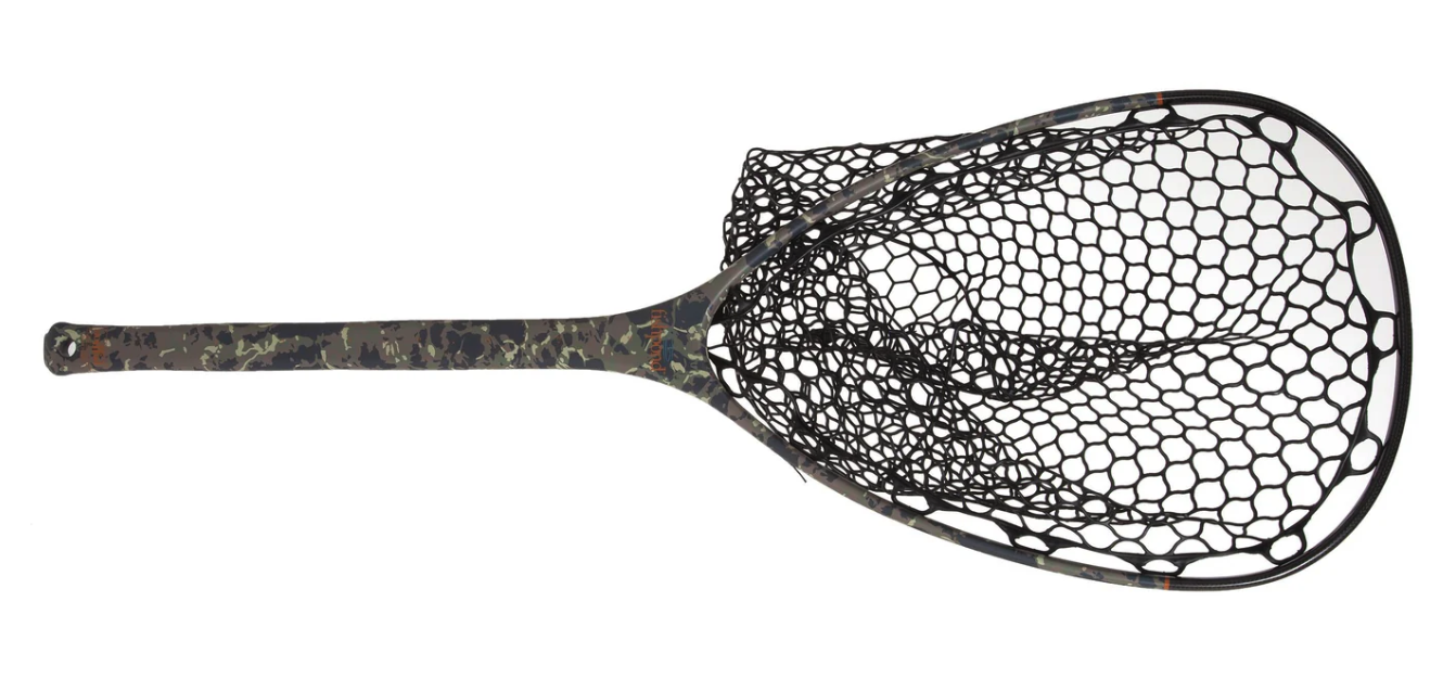 Fishpond Nomad Mid-Length Net in Riverbed Camo color.