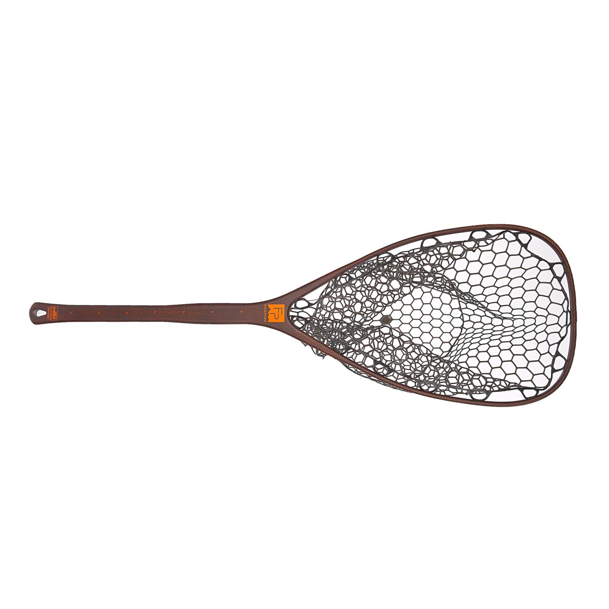 River Armor Fishpond Nomad Middle Fork 2.0 carbon fiber landing net with Kevlar reinforced frame