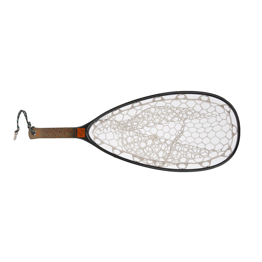 Fishpond Nomad Native Net 2.0 Brown Trout fly fishing landing net with TPU rubber bag