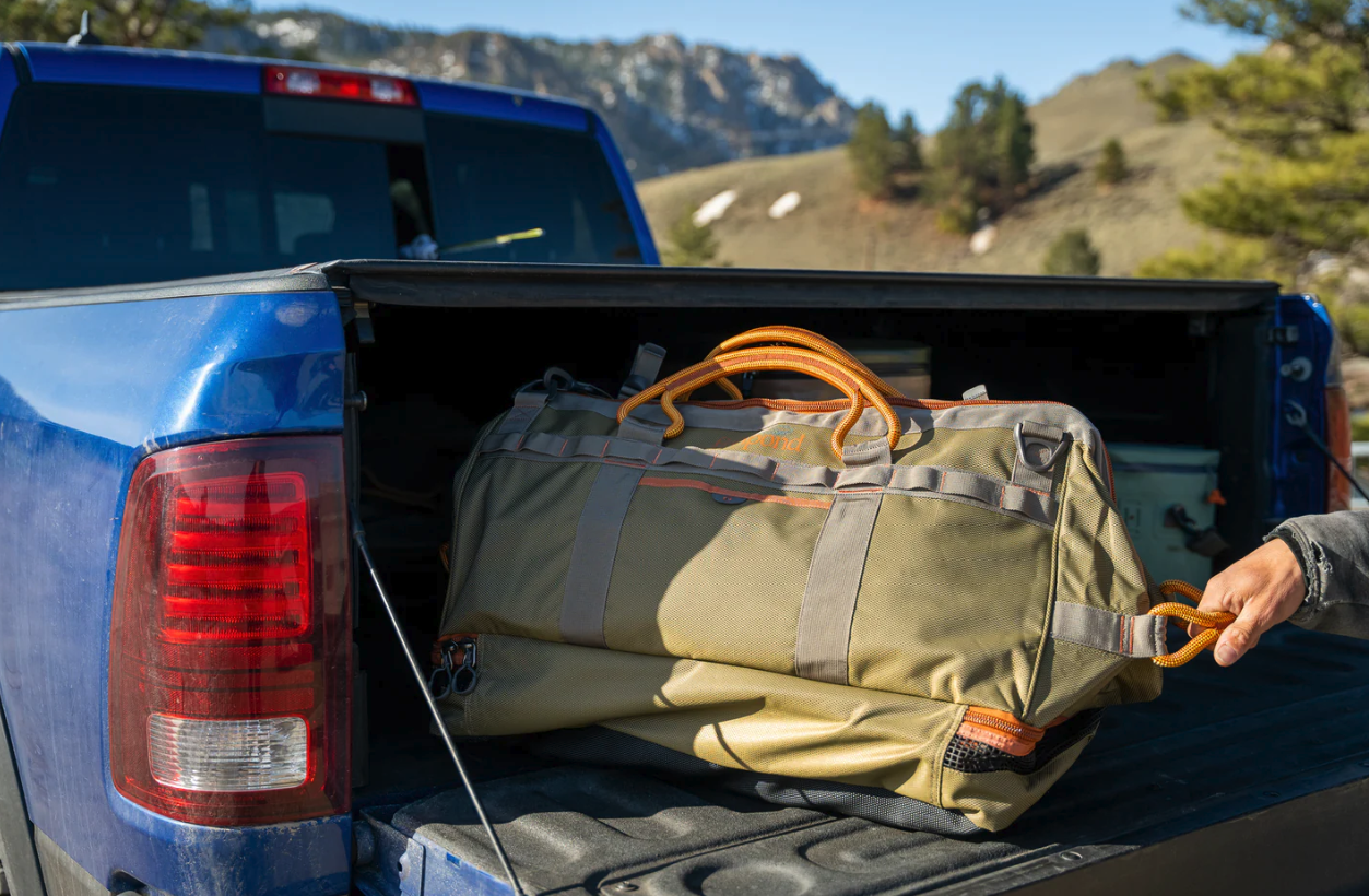 Fly fishing gear duffel - Fishpond Cimarron with ventilated wader and boot compartment