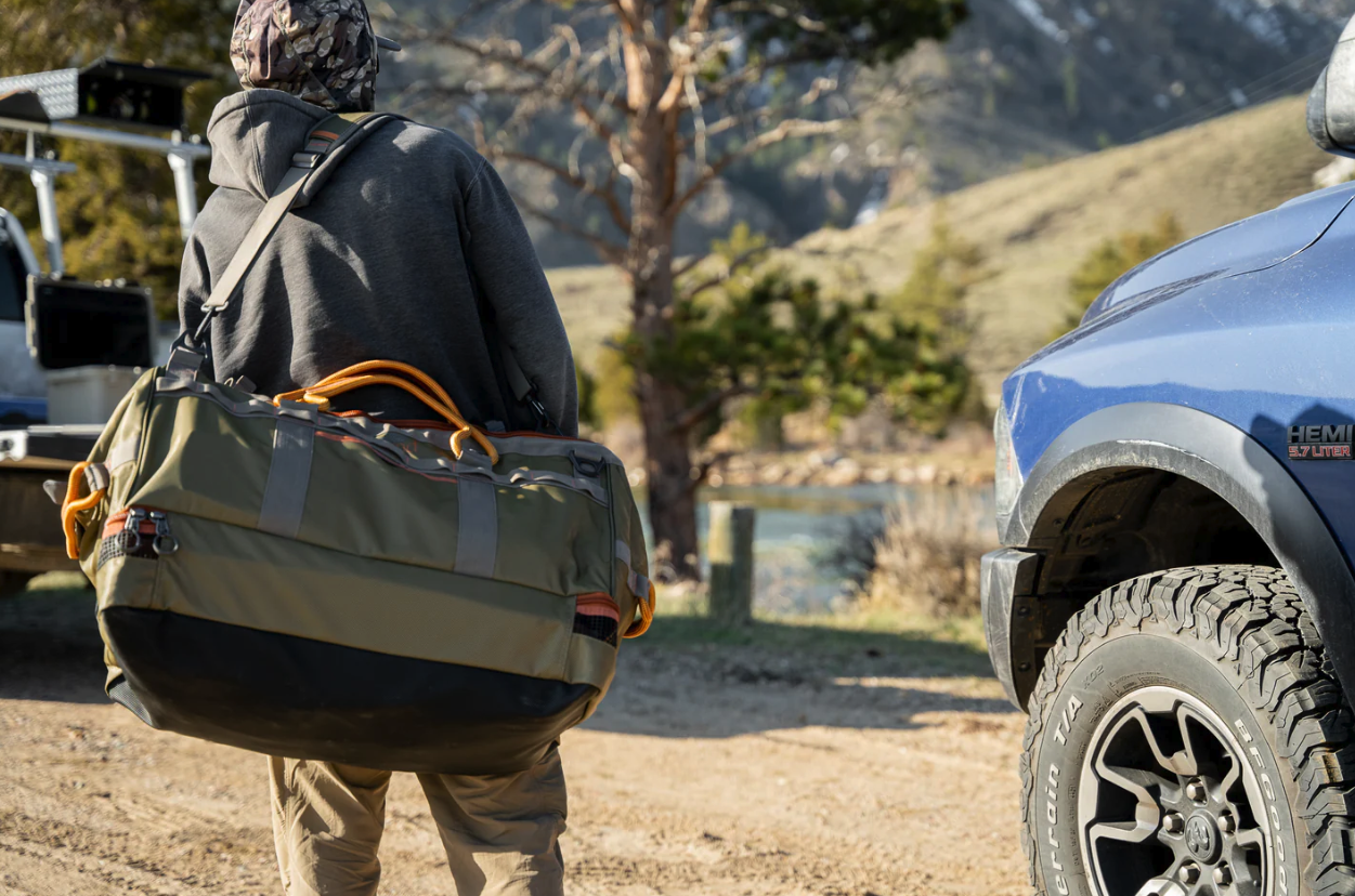 Fishpond Cimarron Wader Duffel - 72L capacity, ideal for fishing and travel