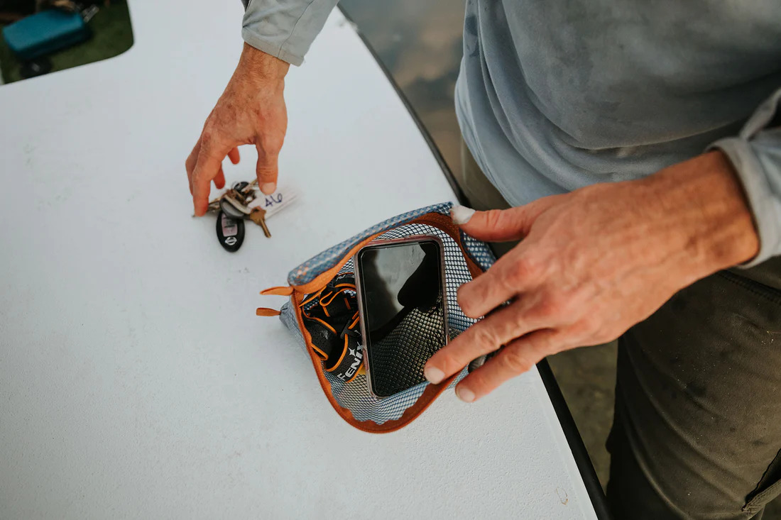 Waterproof safety for your essentials with the Fishpond Sandbar Travel Pouches