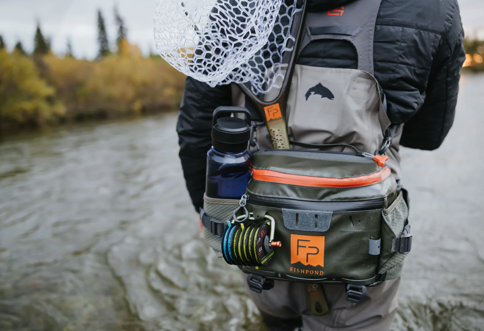 Stylish and functional Fishpond Stormshadow Lumbar Pack for fly fishing essentials