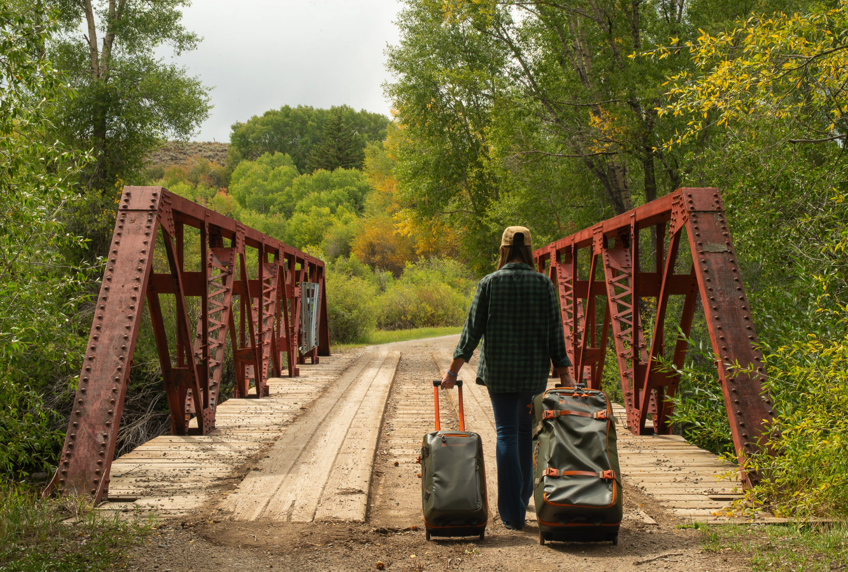 Spacious Fishpond Stormshadow Large Rolling Duffel with ergonomic handle and rugged build for travel