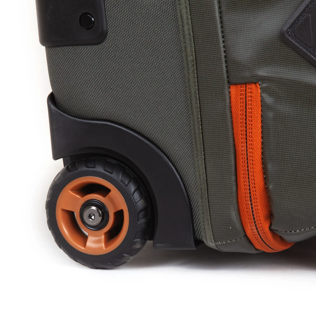 Fishpond Stormshadow Large Rolling Duffel for travel – rugged, spacious, and easy to maneuver